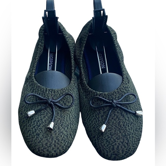 Knit Ballet Flats Green Women’s Size 8 NWT Travel Casual Slip O…Balletcore Goth - Picture 3 of 16